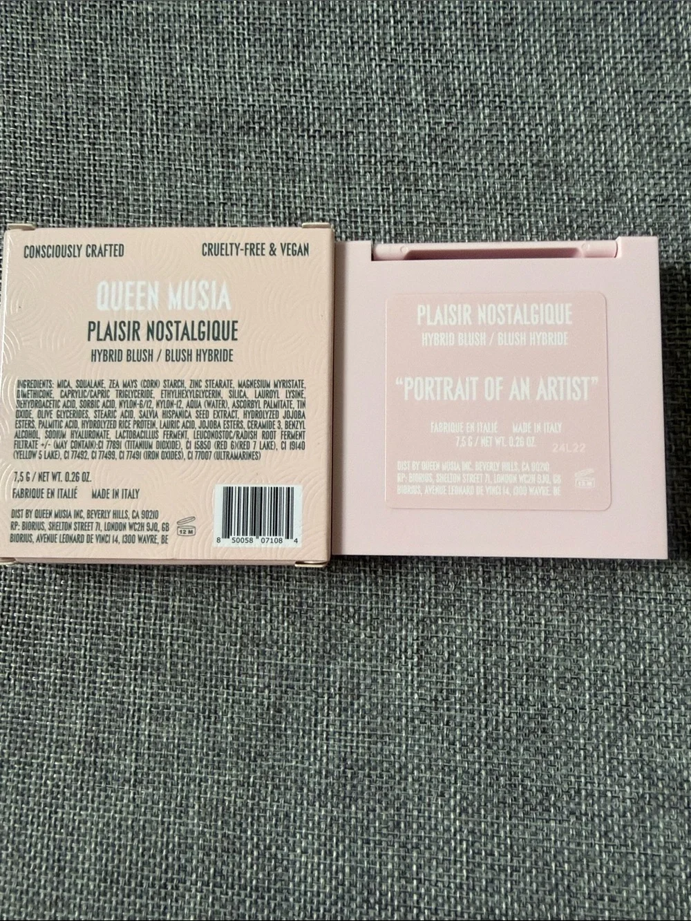 Brand new!!! Plasisir Nostalgique Hybrid Blush in Portrait of An Artist color